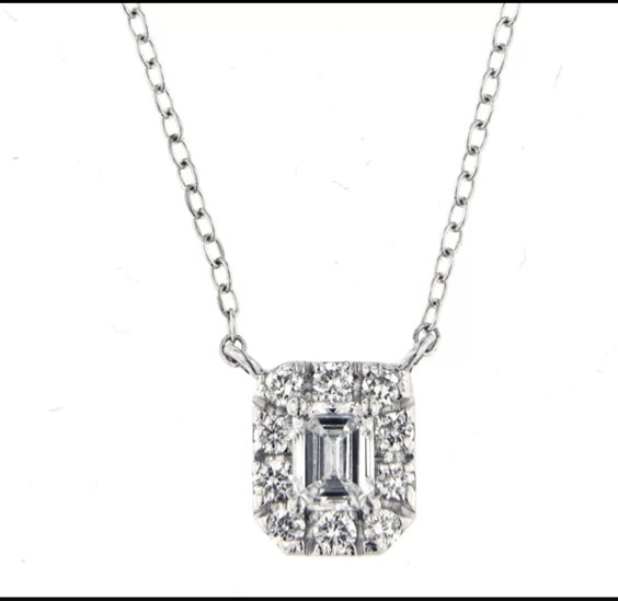 Halskette Bolzoni Dame in Weißgold Diamante 0.30 Ct C0615-W - C0615-W